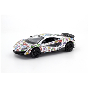 1:32 McLaren 600LT x Keith Haring - White