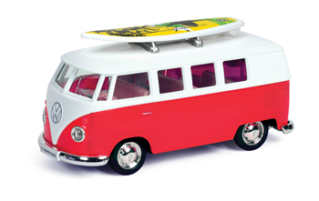 Volkwagens Samba Bus (With Surfboard)